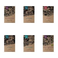 Classico orto contadino - set regalo di semi con 6 varietà tradizionali: fiori, erbe & ortaggi